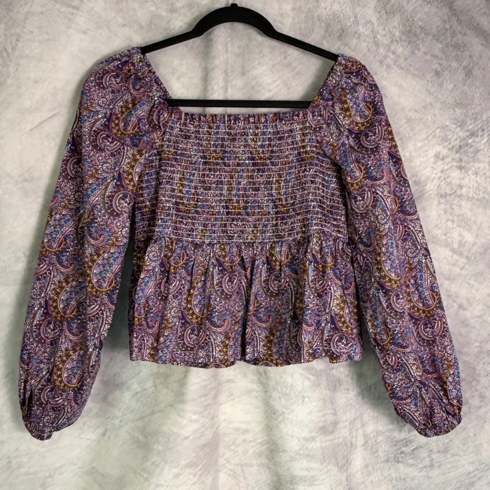 J. Crew boho peasant